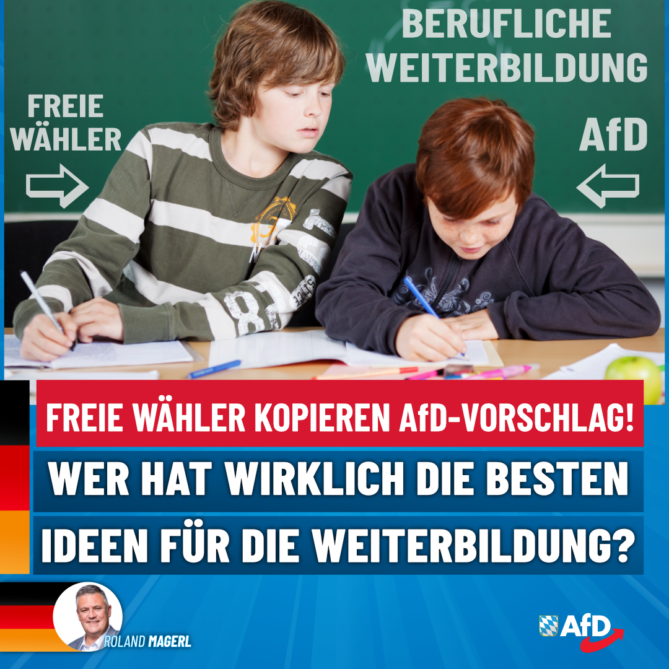 Roland Magerl AfD - Freie Wähler kopieren AfD Vorschlag