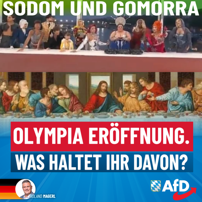 Roland Magerl AfD - Olympiaeröffnung