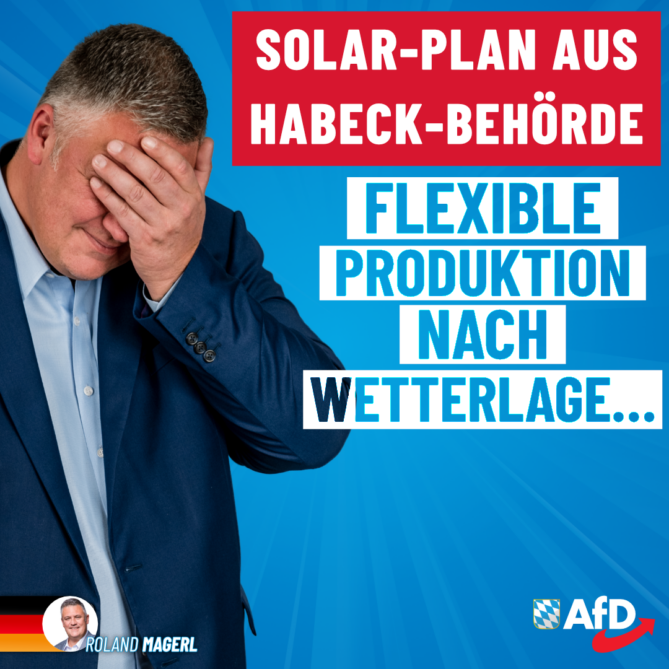 Roland Magerl AfD - Solarplan