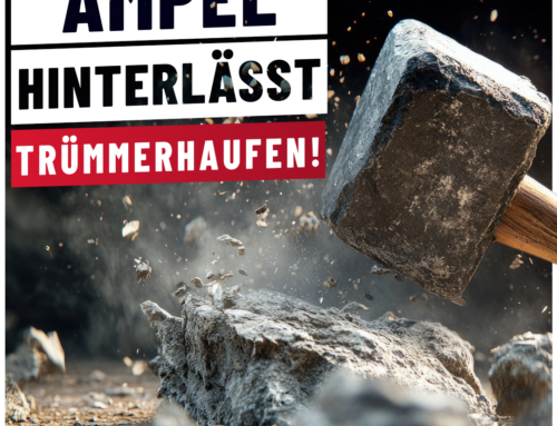 Ampel hinterlässt Trümmerhaufen